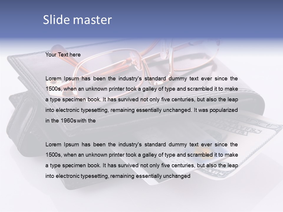 Business Card Isolated PowerPoint Template