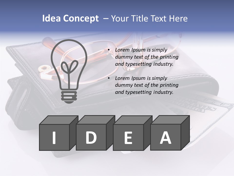 Business Card Isolated PowerPoint Template