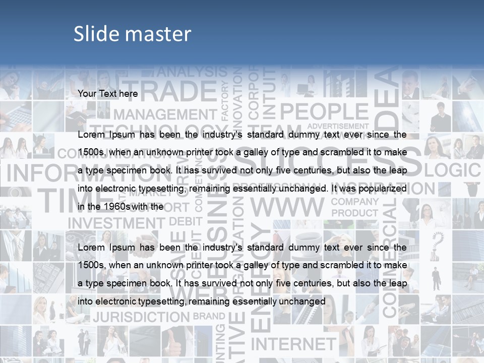 Team Real Manager PowerPoint Template