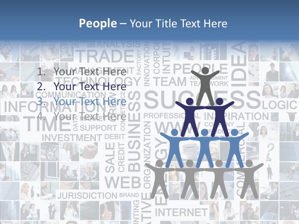 Team Real Manager PowerPoint Template