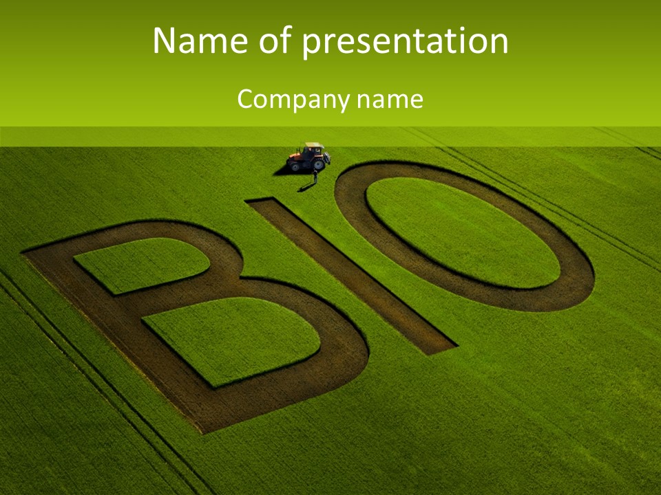 Biologique Sant Ferme PowerPoint Template