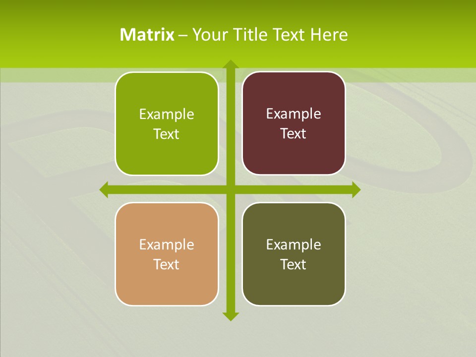 Biologique Sant Ferme PowerPoint Template