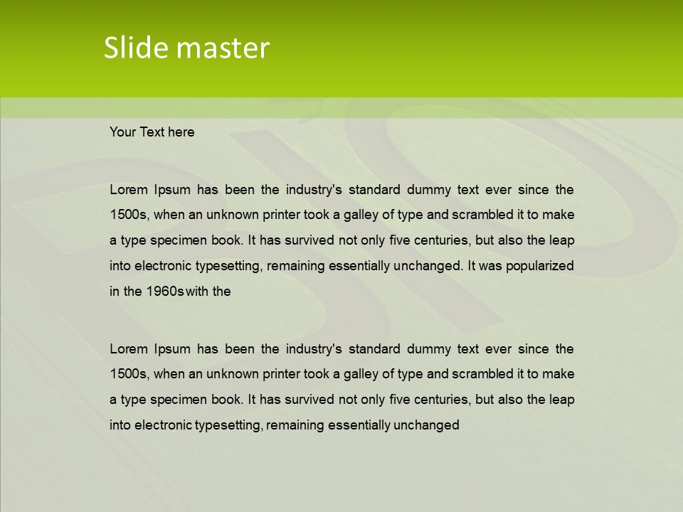 Biologique Sant Ferme PowerPoint Template