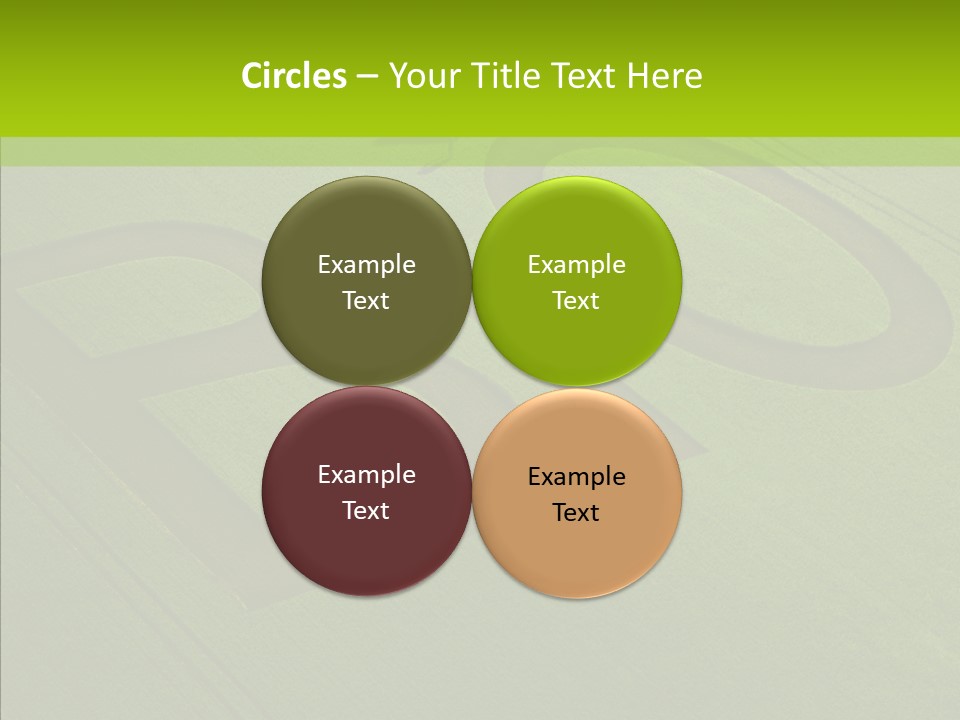 Biologique Sant Ferme PowerPoint Template