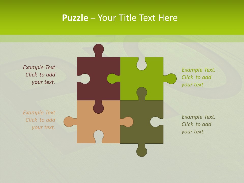 Biologique Sant Ferme PowerPoint Template