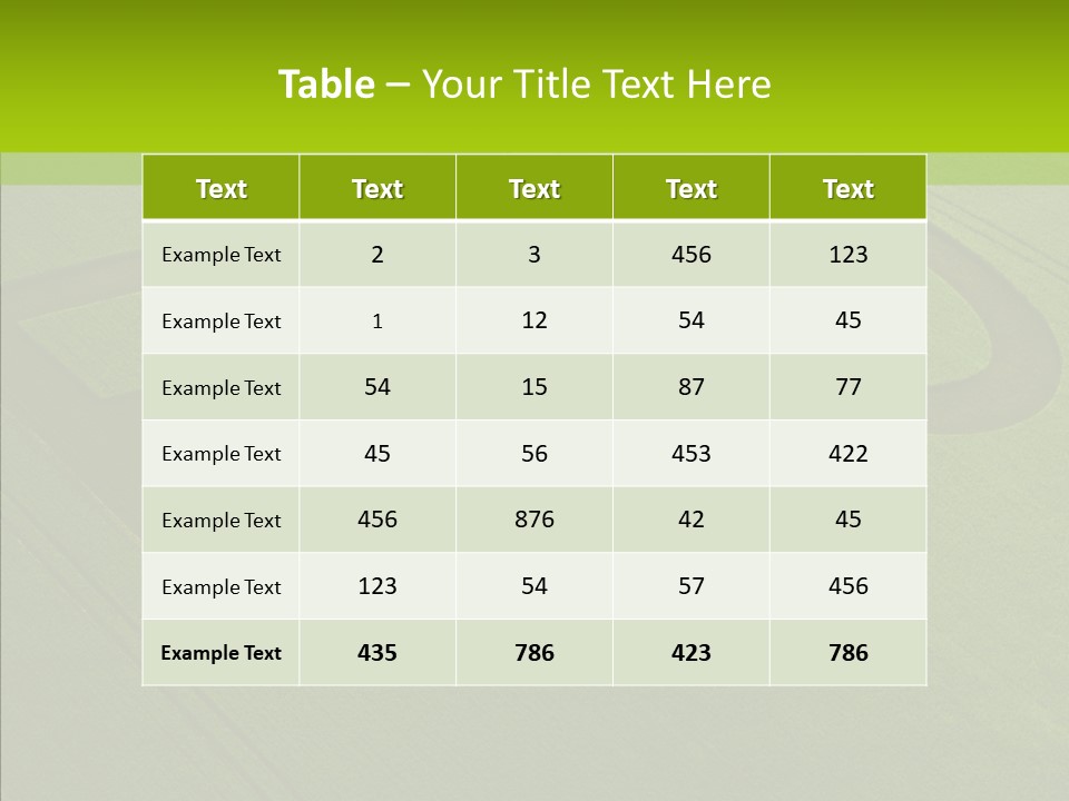 Biologique Sant Ferme PowerPoint Template