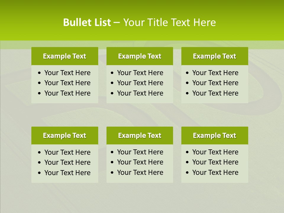 Biologique Sant Ferme PowerPoint Template