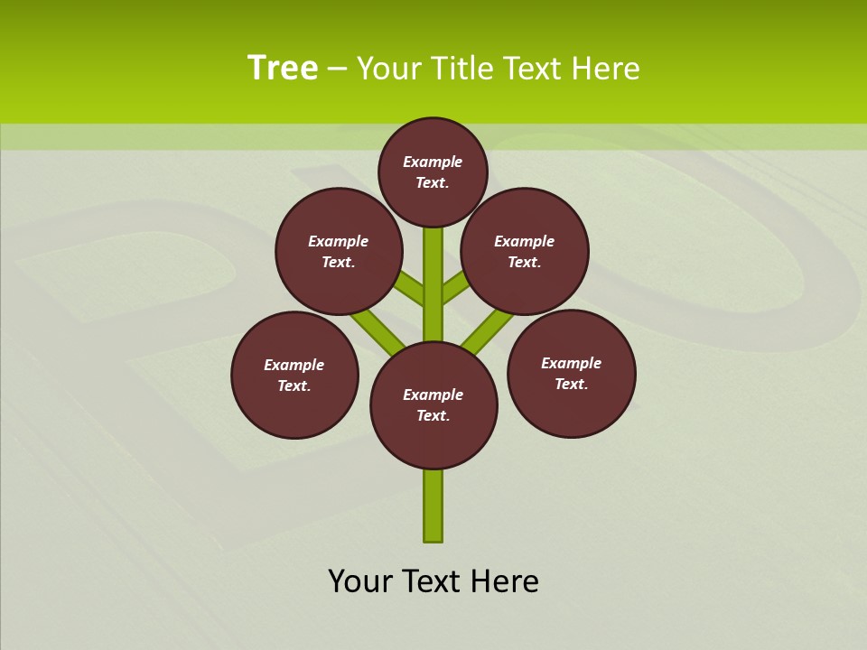 Biologique Sant Ferme PowerPoint Template