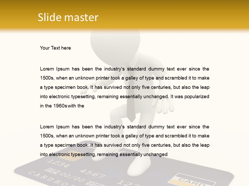 Person Plastic Technology PowerPoint Template