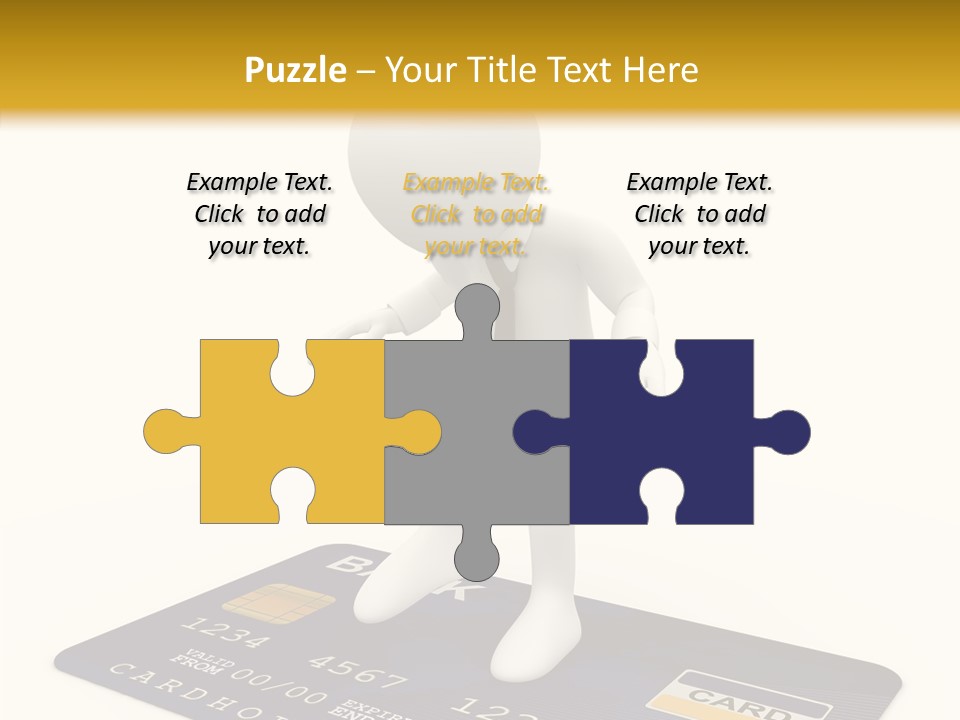 Person Plastic Technology PowerPoint Template