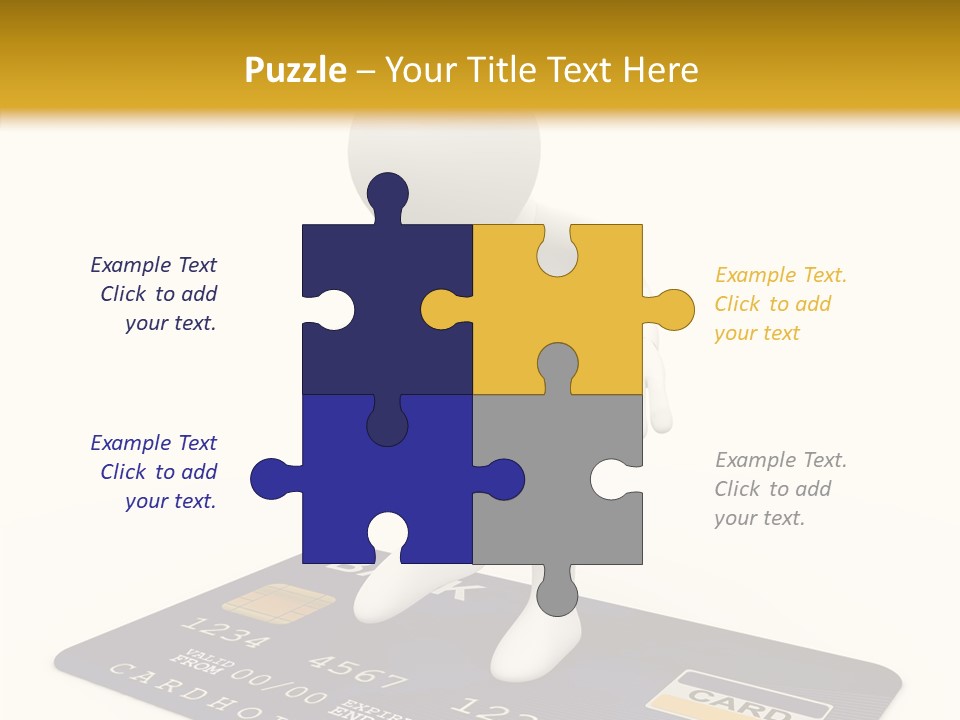 Person Plastic Technology PowerPoint Template