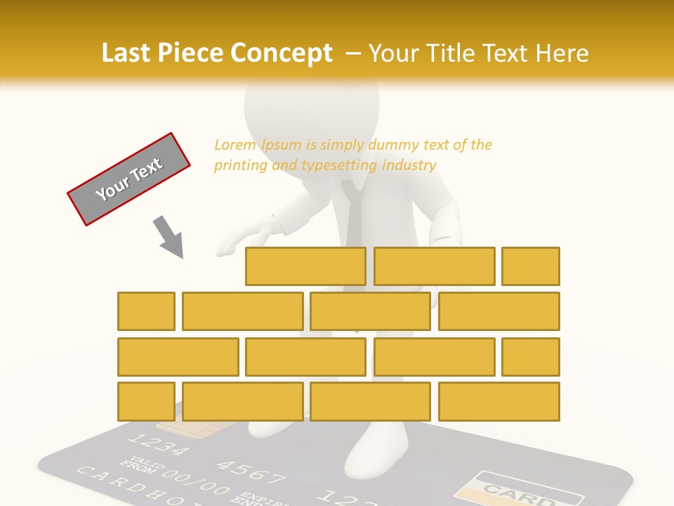 Person Plastic Technology PowerPoint Template