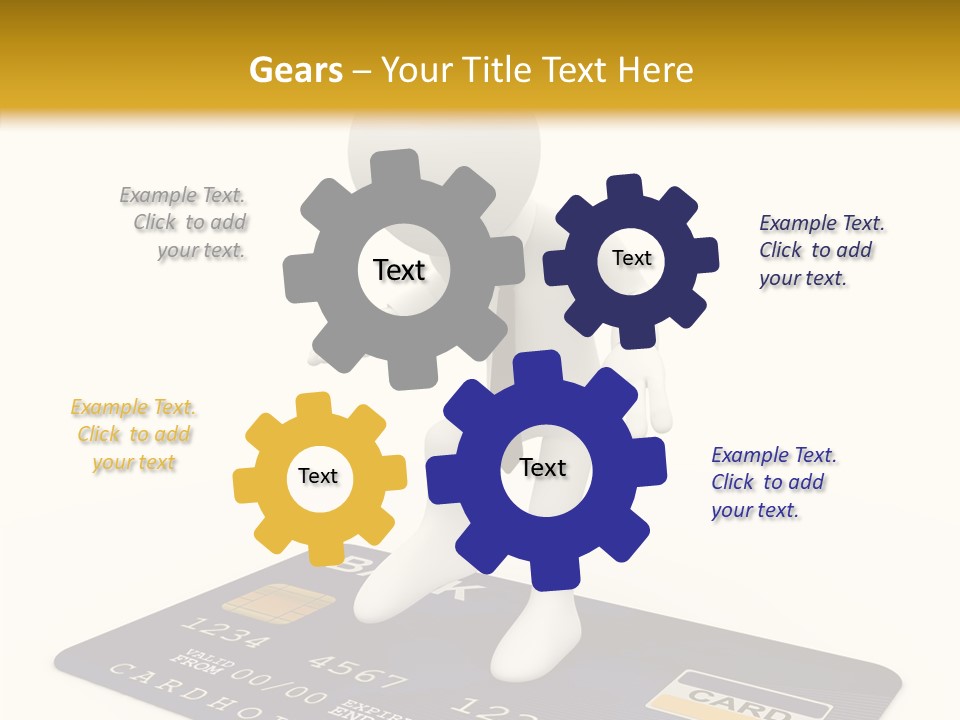 Person Plastic Technology PowerPoint Template