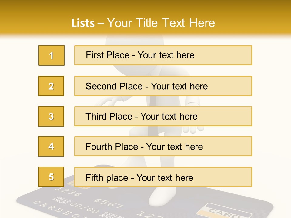 Person Plastic Technology PowerPoint Template