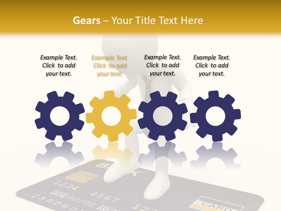 Person Plastic Technology PowerPoint Template