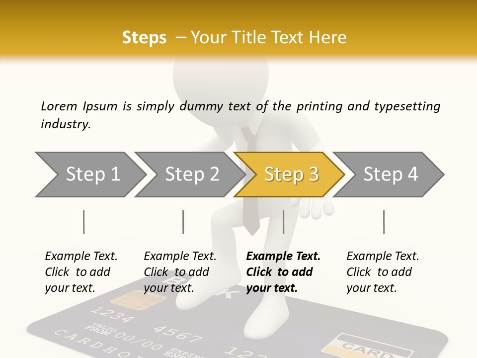 Person Plastic Technology PowerPoint Template