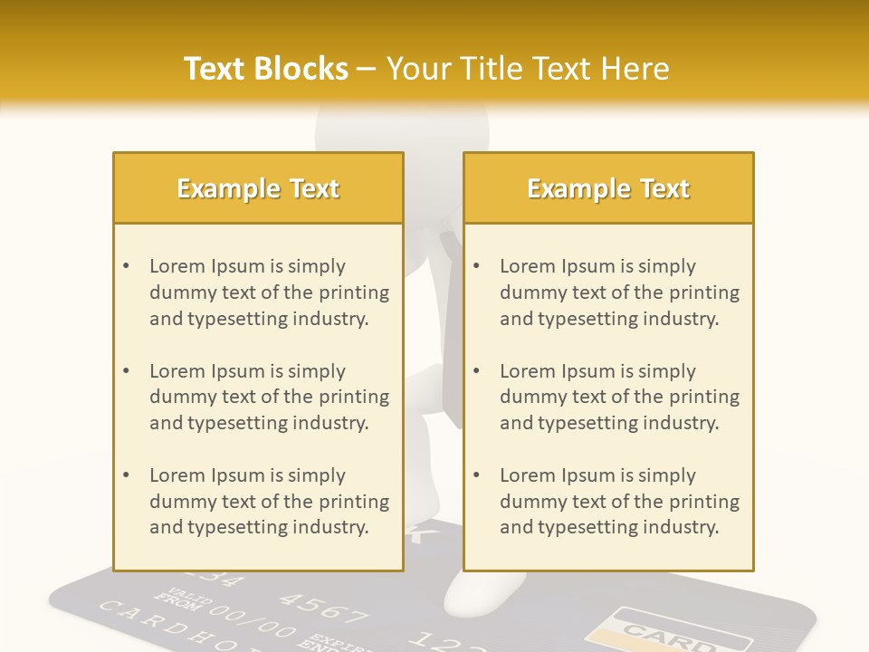 Person Plastic Technology PowerPoint Template