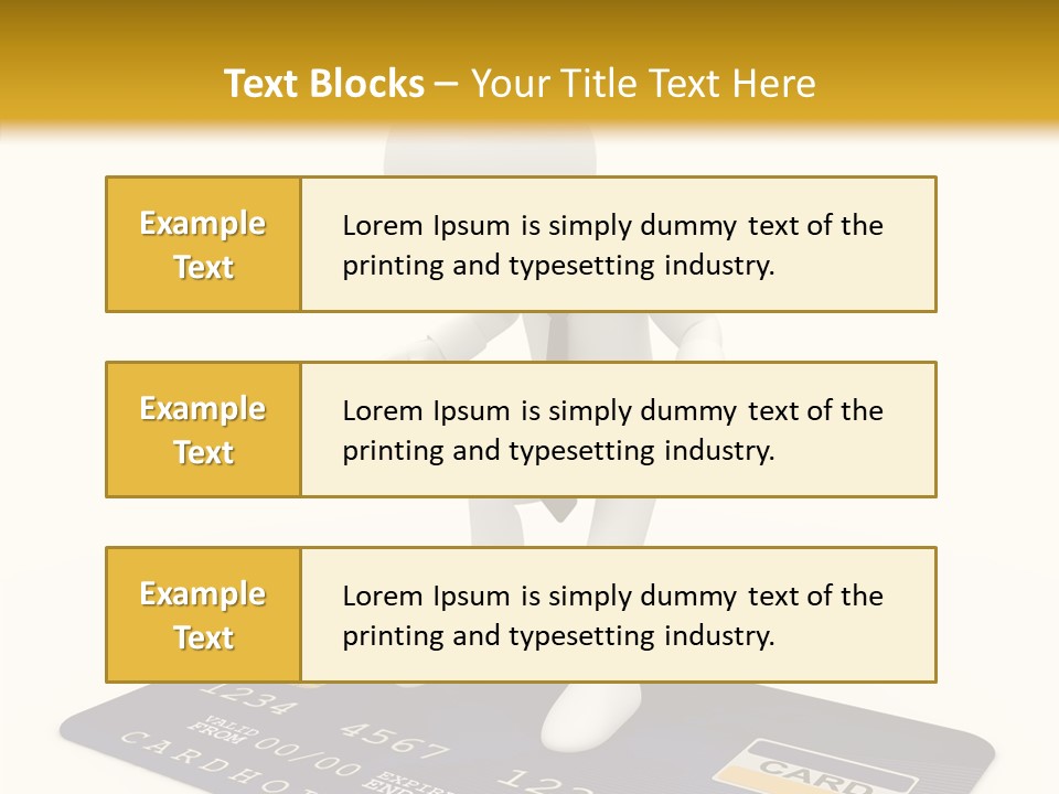 Person Plastic Technology PowerPoint Template