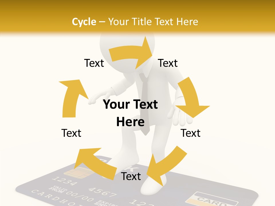 Person Plastic Technology PowerPoint Template