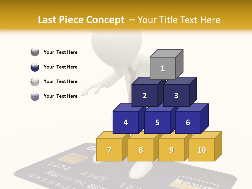 Person Plastic Technology PowerPoint Template