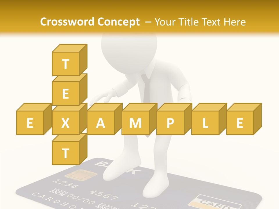 Person Plastic Technology PowerPoint Template