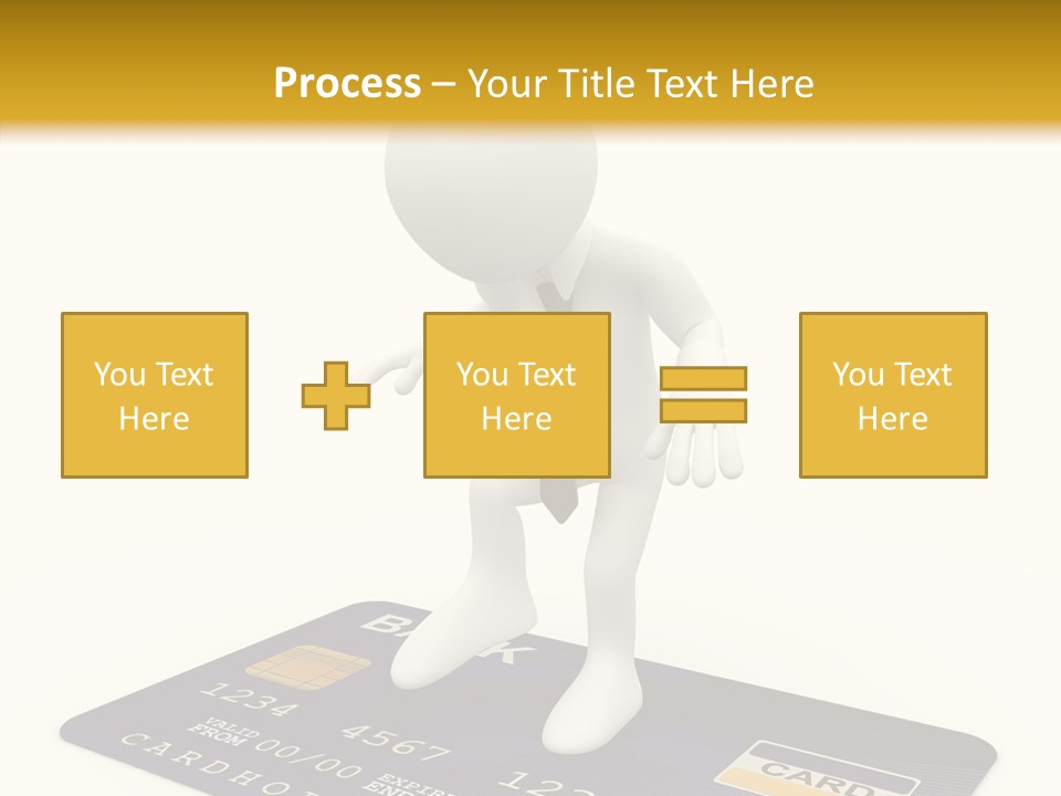 Person Plastic Technology PowerPoint Template