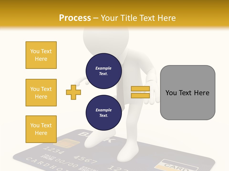 Person Plastic Technology PowerPoint Template