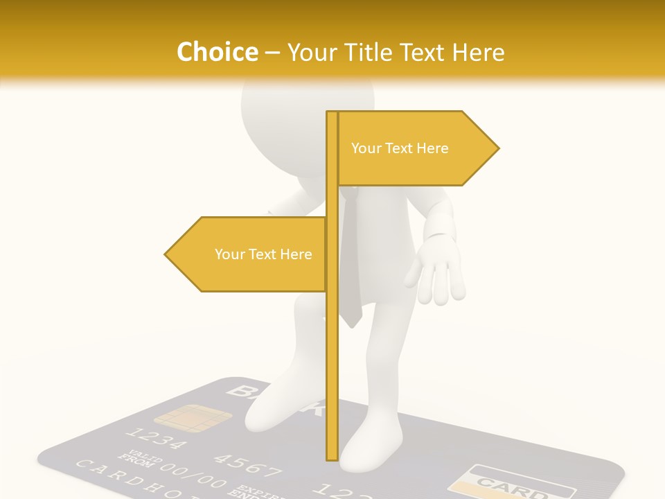 Person Plastic Technology PowerPoint Template