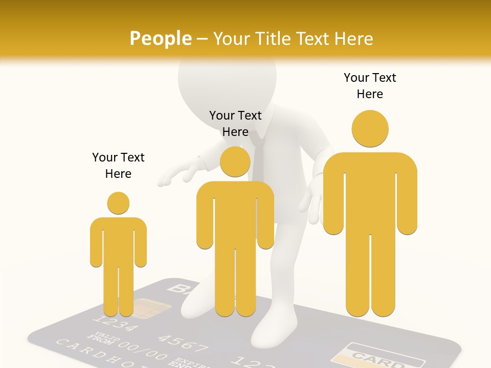 Person Plastic Technology PowerPoint Template