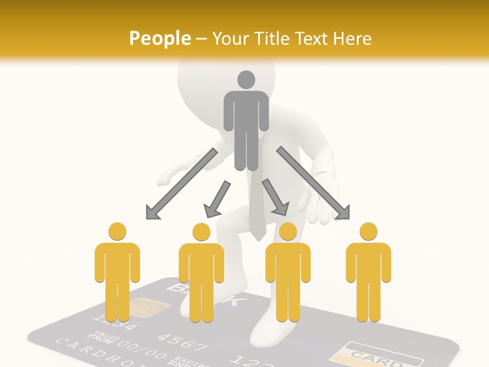 Person Plastic Technology PowerPoint Template