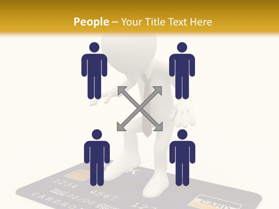 Person Plastic Technology PowerPoint Template