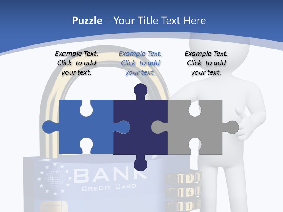 Safety Bank Illustration PowerPoint Template