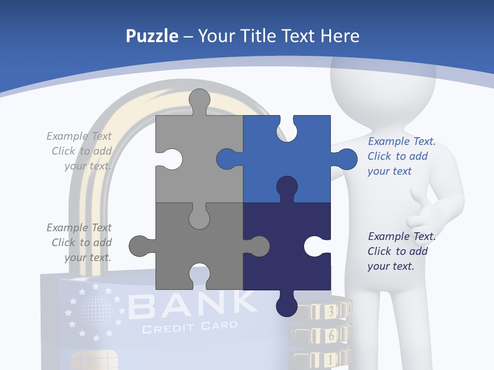 Safety Bank Illustration PowerPoint Template