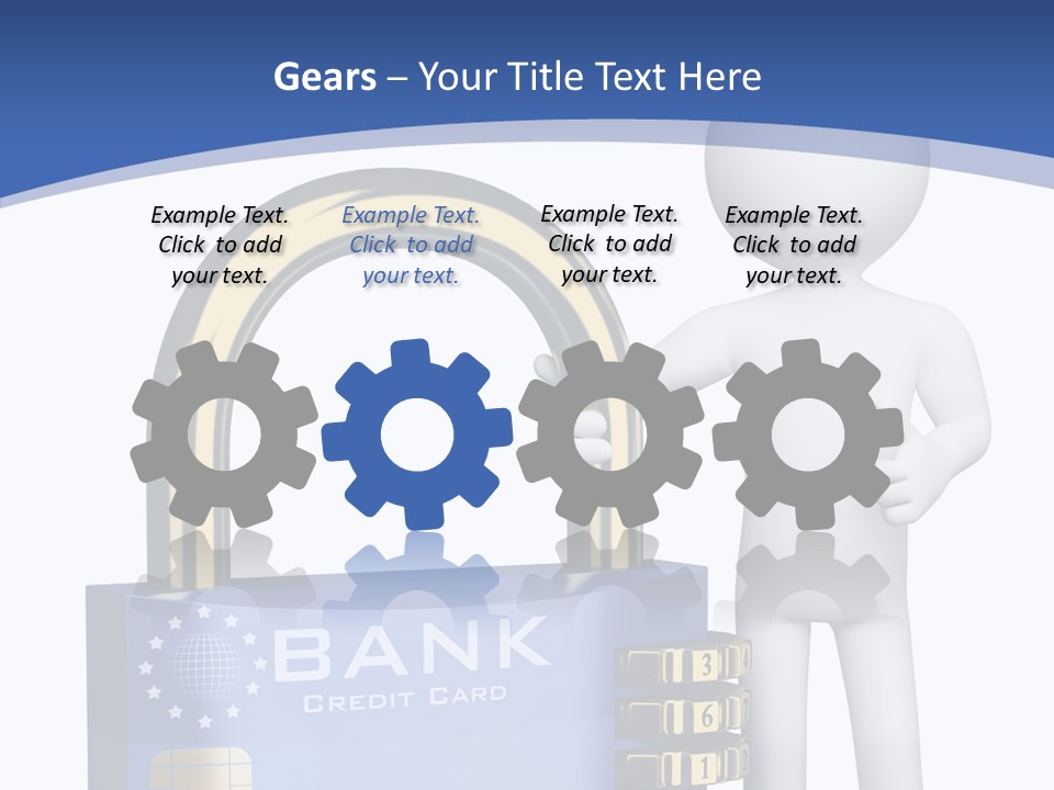 Safety Bank Illustration PowerPoint Template