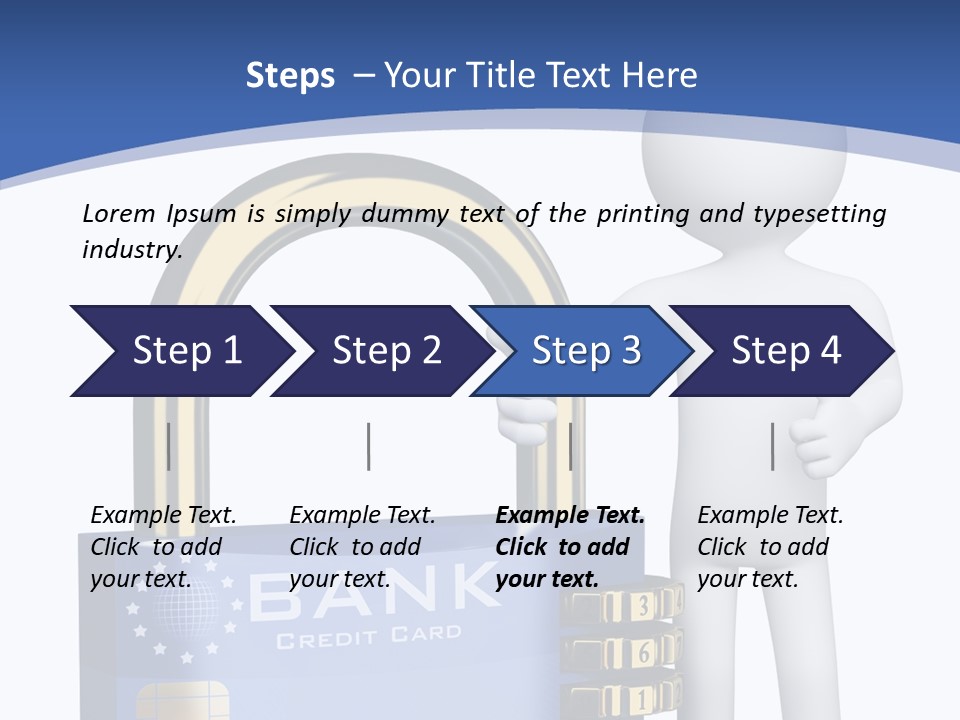 Safety Bank Illustration PowerPoint Template