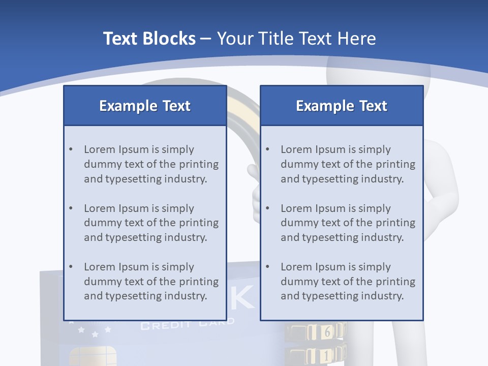Safety Bank Illustration PowerPoint Template
