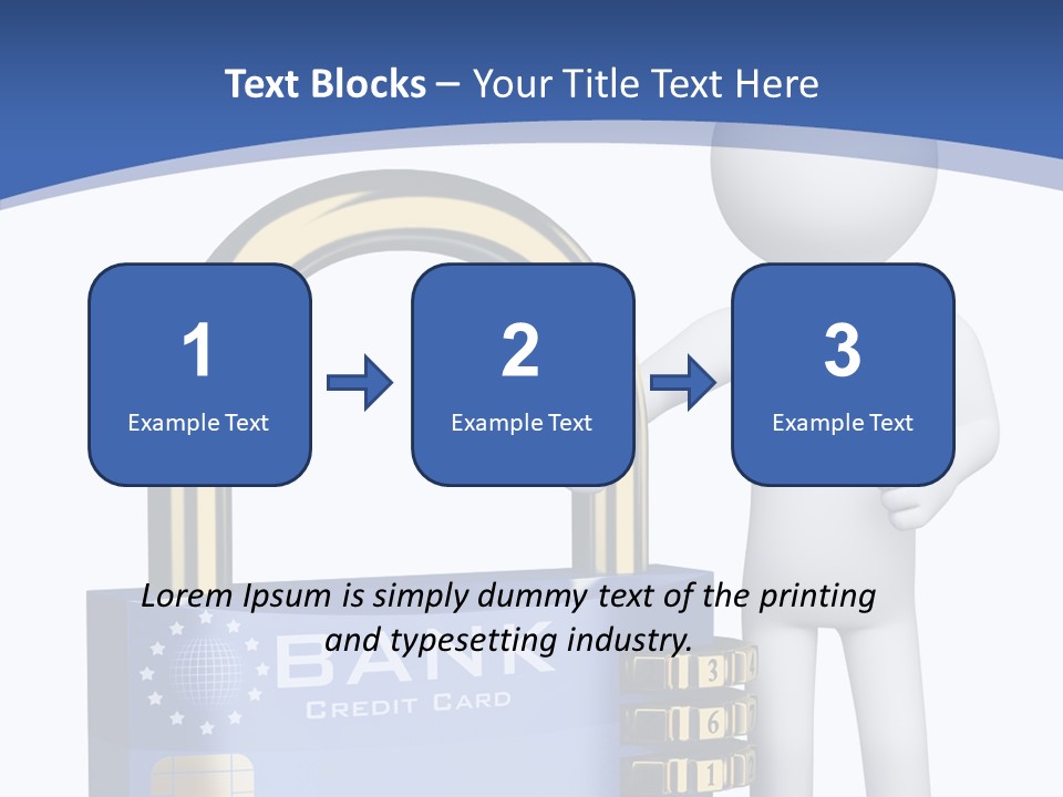 Safety Bank Illustration PowerPoint Template