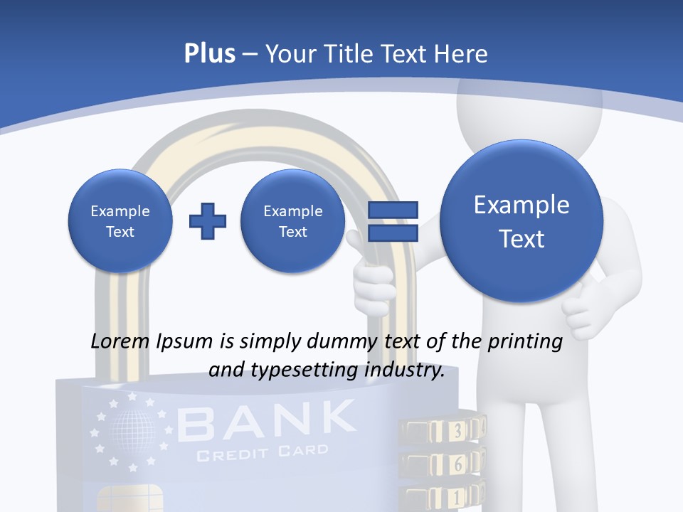 Safety Bank Illustration PowerPoint Template