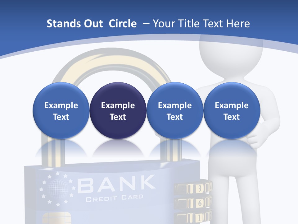 Safety Bank Illustration PowerPoint Template