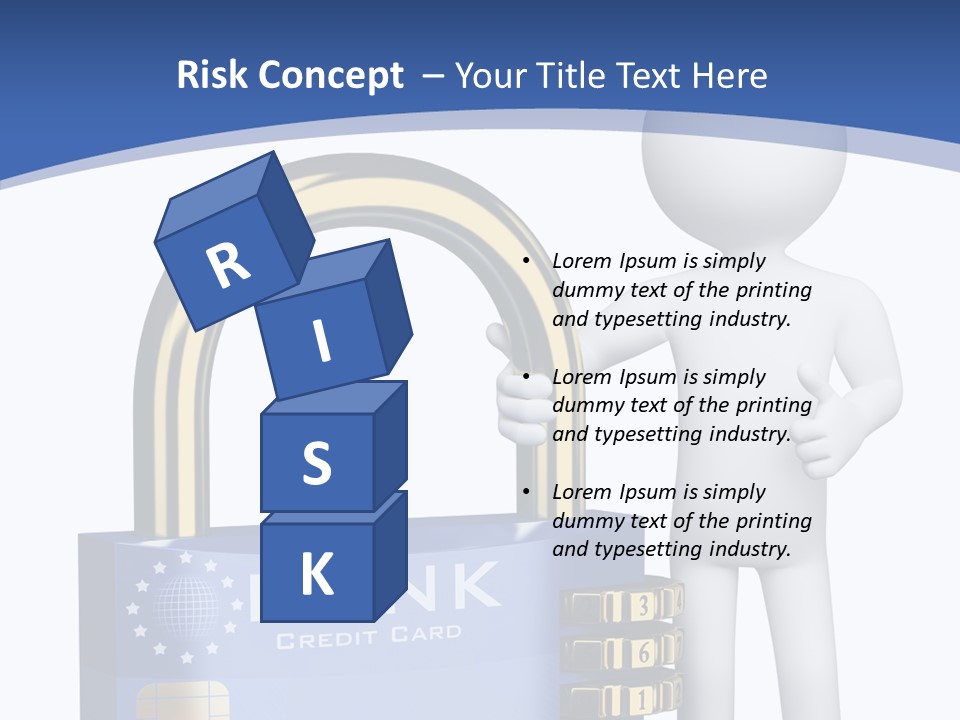 Safety Bank Illustration PowerPoint Template