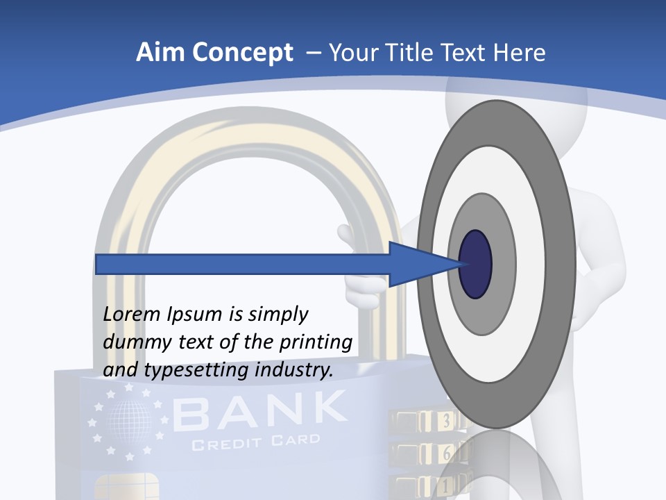 Safety Bank Illustration PowerPoint Template