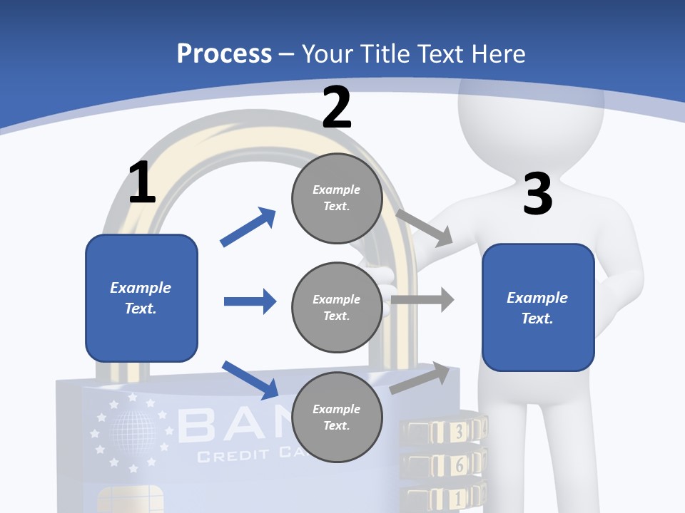 Safety Bank Illustration PowerPoint Template