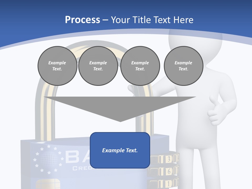 Safety Bank Illustration PowerPoint Template