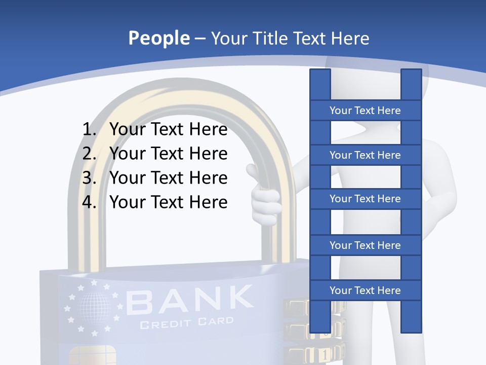 Safety Bank Illustration PowerPoint Template
