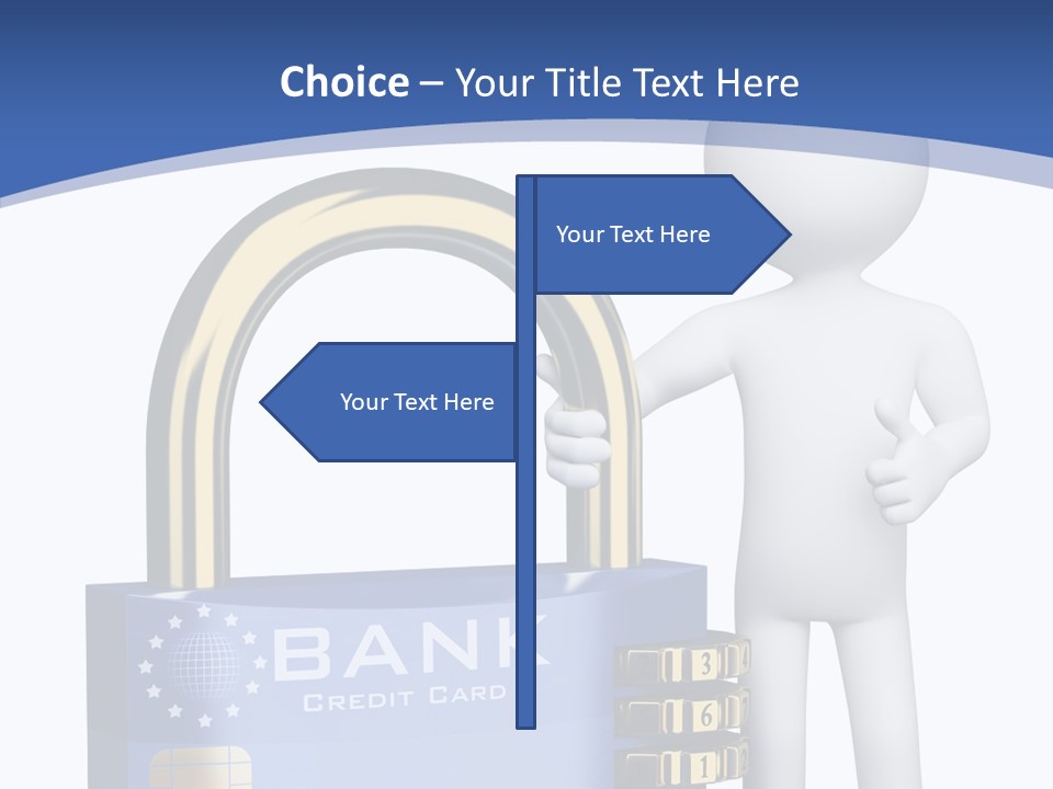 Safety Bank Illustration PowerPoint Template