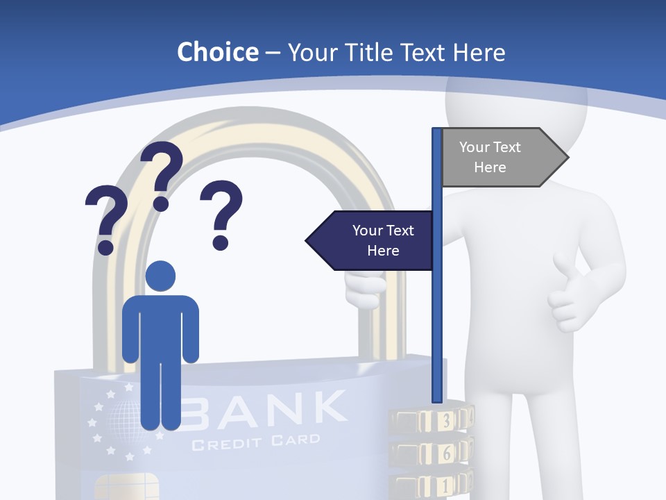 Safety Bank Illustration PowerPoint Template