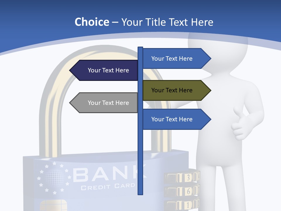 Safety Bank Illustration PowerPoint Template