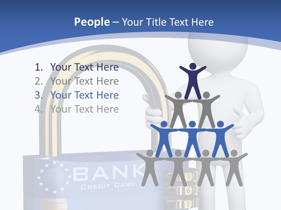 Safety Bank Illustration PowerPoint Template