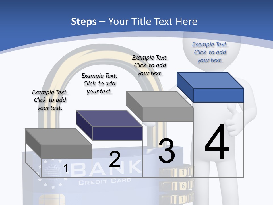 Safety Bank Illustration PowerPoint Template