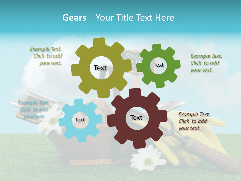Tools Label Work PowerPoint Template